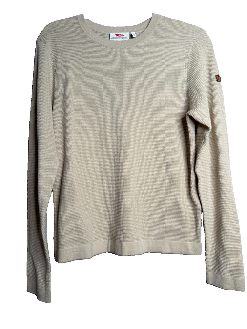 Fjallraven ÖVIK LITE KNIT SWEATER Women’s S Beige